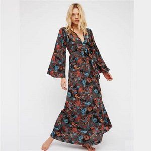 Free People Wild Laurel Boho Maxi Dress